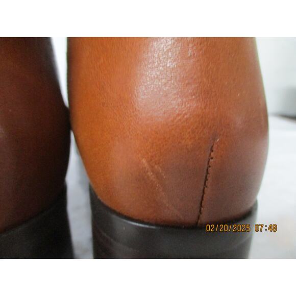 USED Naturalizer Womens Rena Zipper Narrow Calf Knee-High Boots,brown-Size 7.5 M - Picture 5 of 16